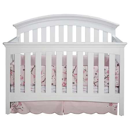 Four In One Childhood Crib with Beautiful Style for Growing Children